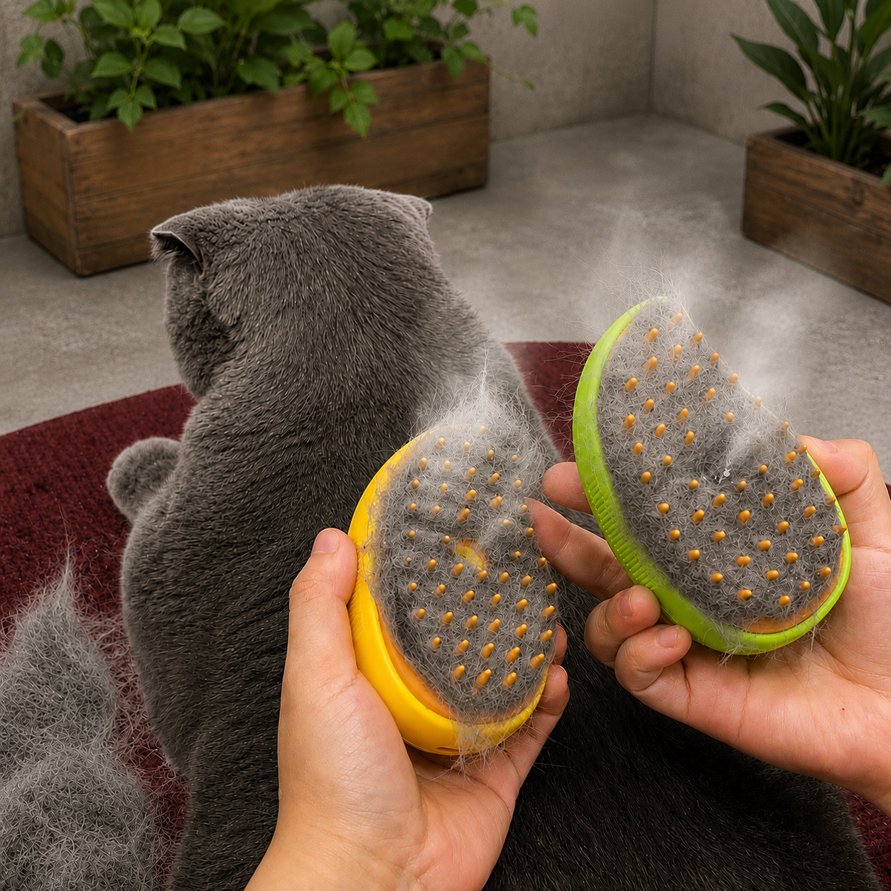 Steam Spray Grooming Brush
